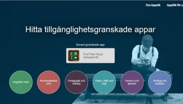 Appsök - tillgängliga appar